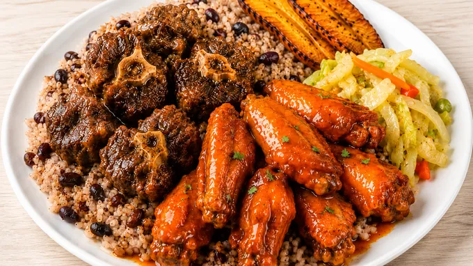Oxtail & Wings Combo