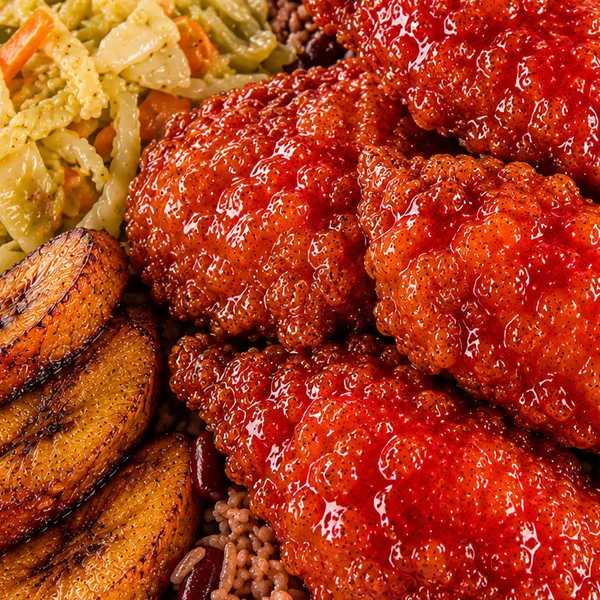 Barbi Sweet-Chili Fried Chicken Dinner & Drink
